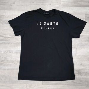 IL SARTO MILANO Black T-shirt Men's Sizes Medium